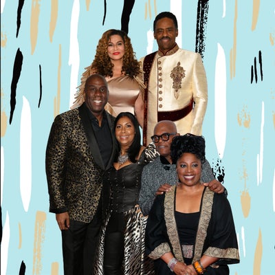 Tina Knowles-Lawson, Cookie Johnson, LaTanya Richardson And Their Husbands Shut Down The Red Carpet, Wakanda Style